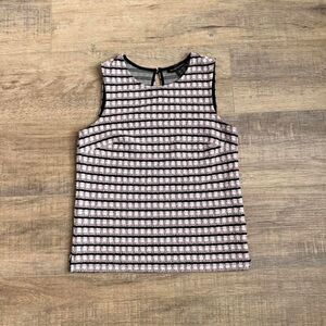 Banana Republic Pink Preppy Tweed Tank Size XS